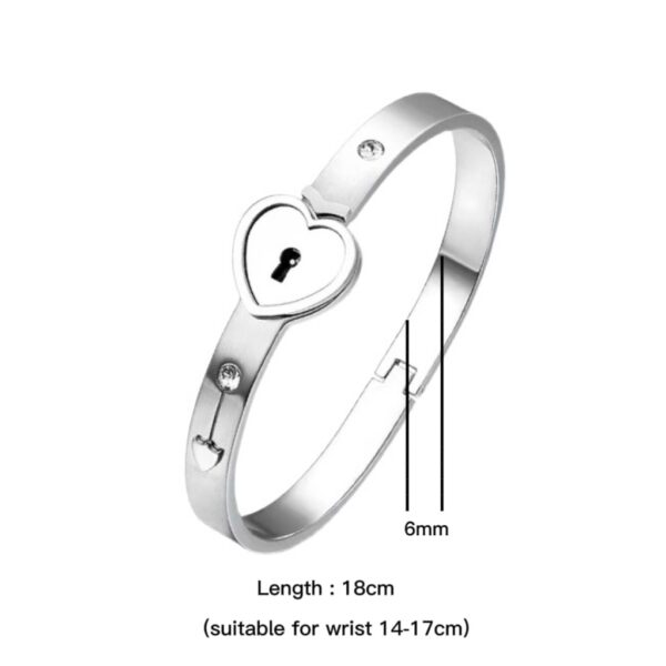 Couple Concentric Lock Bracelet &  Key Necklace