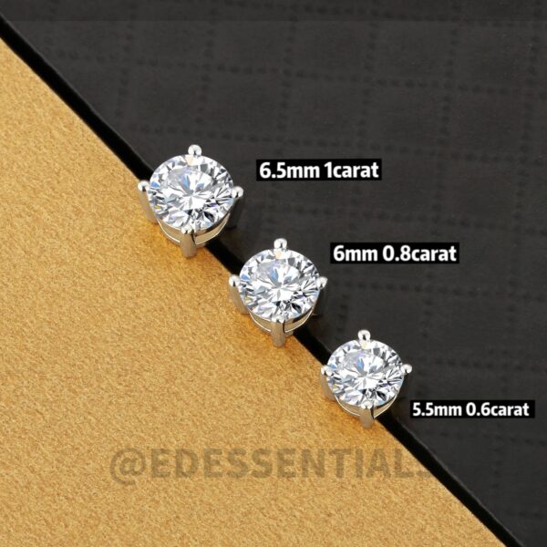 S925 MOISSANITE EARRING - Image 3