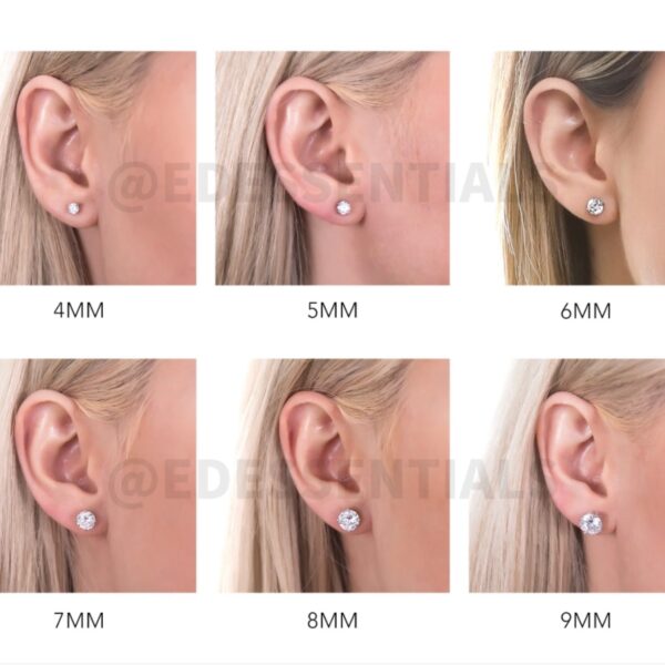 S925 MOISSANITE EARRING - Image 5