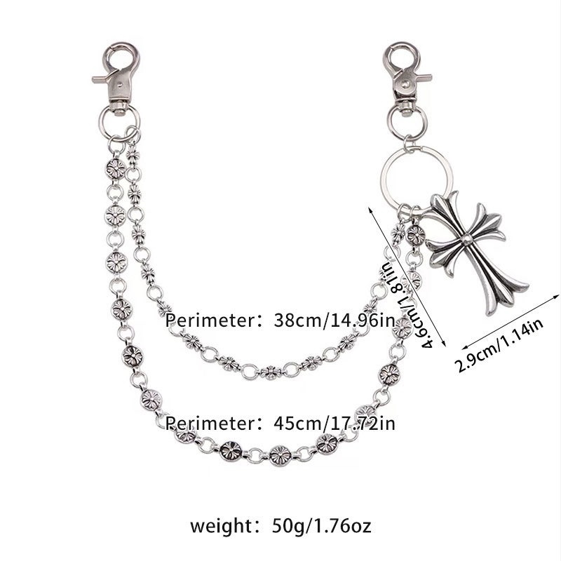 CROSS PANT / WALLET METAL CHAIN