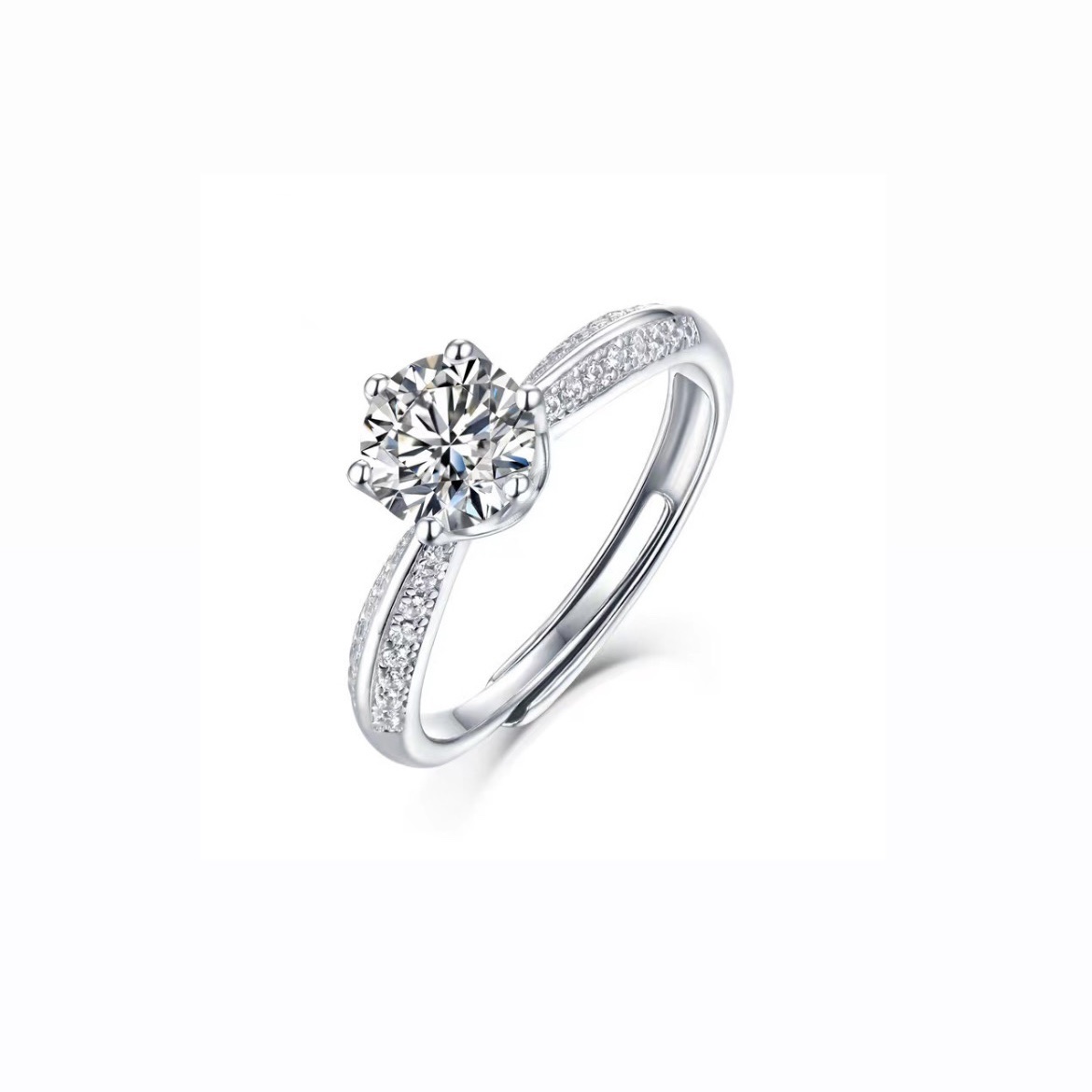 S925 MOISSANITE RING