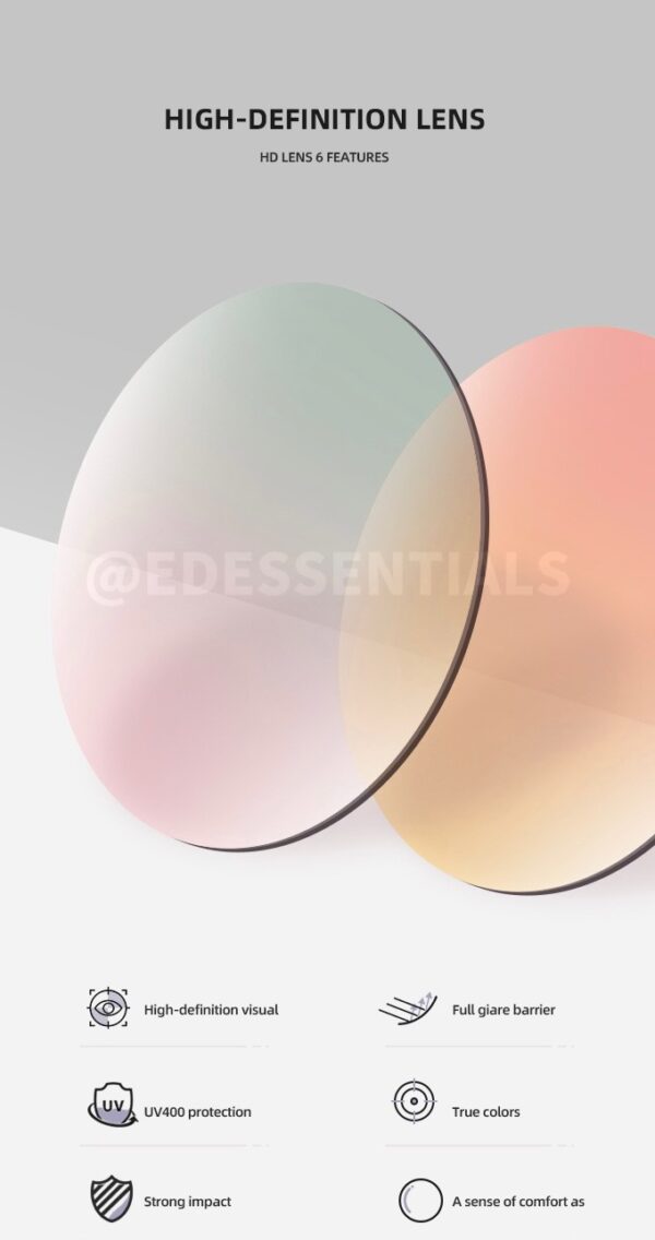 Premium UV400 Transparent Eyewear - Image 4